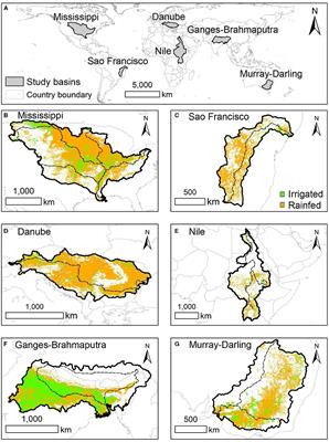 Dynamics of Green and Blue Water Supply Stress Index Across Major Global Cropland Basins